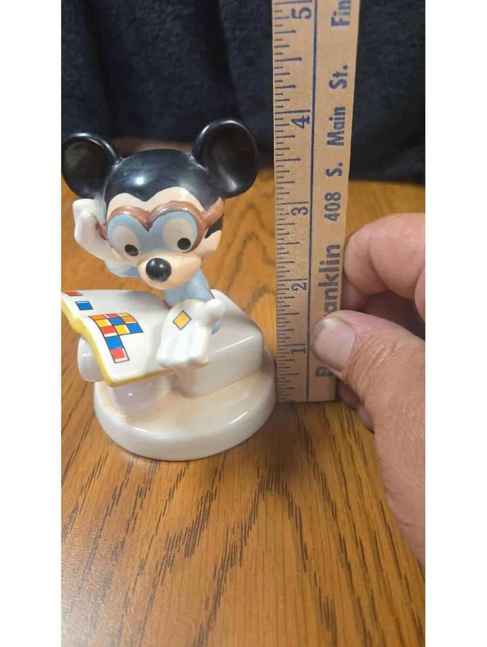 Vintage Walt Disney Productions Goebel Figurine - Mickey Mouse with Puzzle